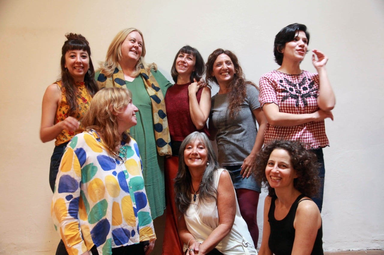 Las integrantes de la colectiva estudian el tango desde sus distintas facetas.