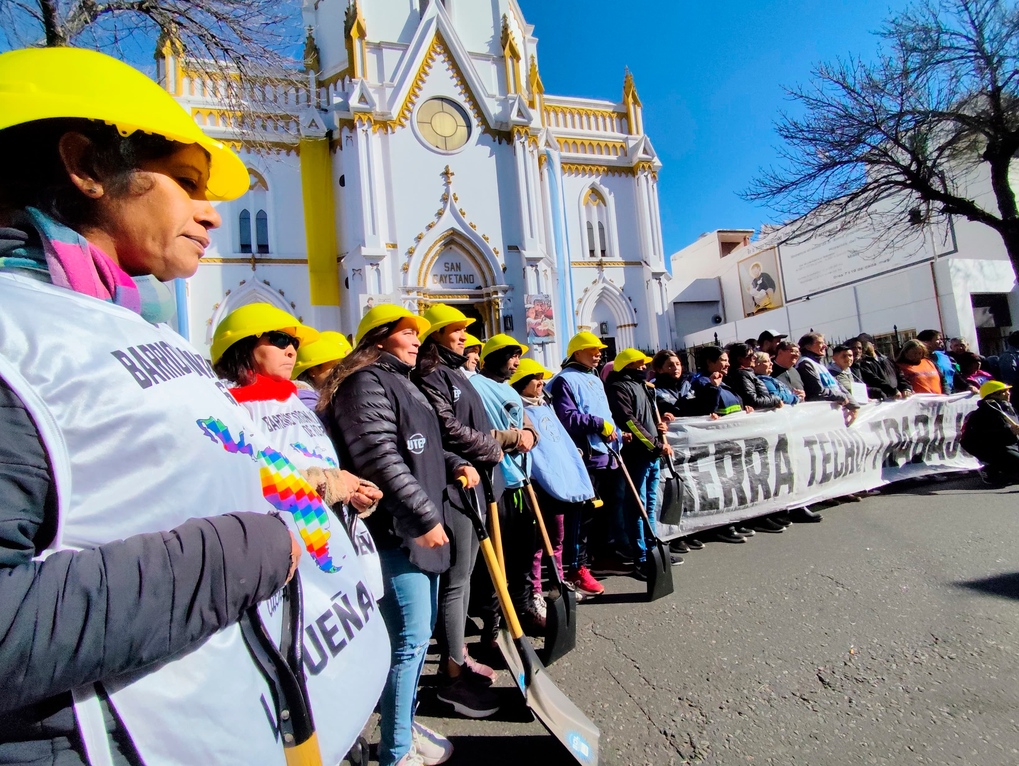 Los trabajadores se congregarán frente a la iglesia de San Cayetano.