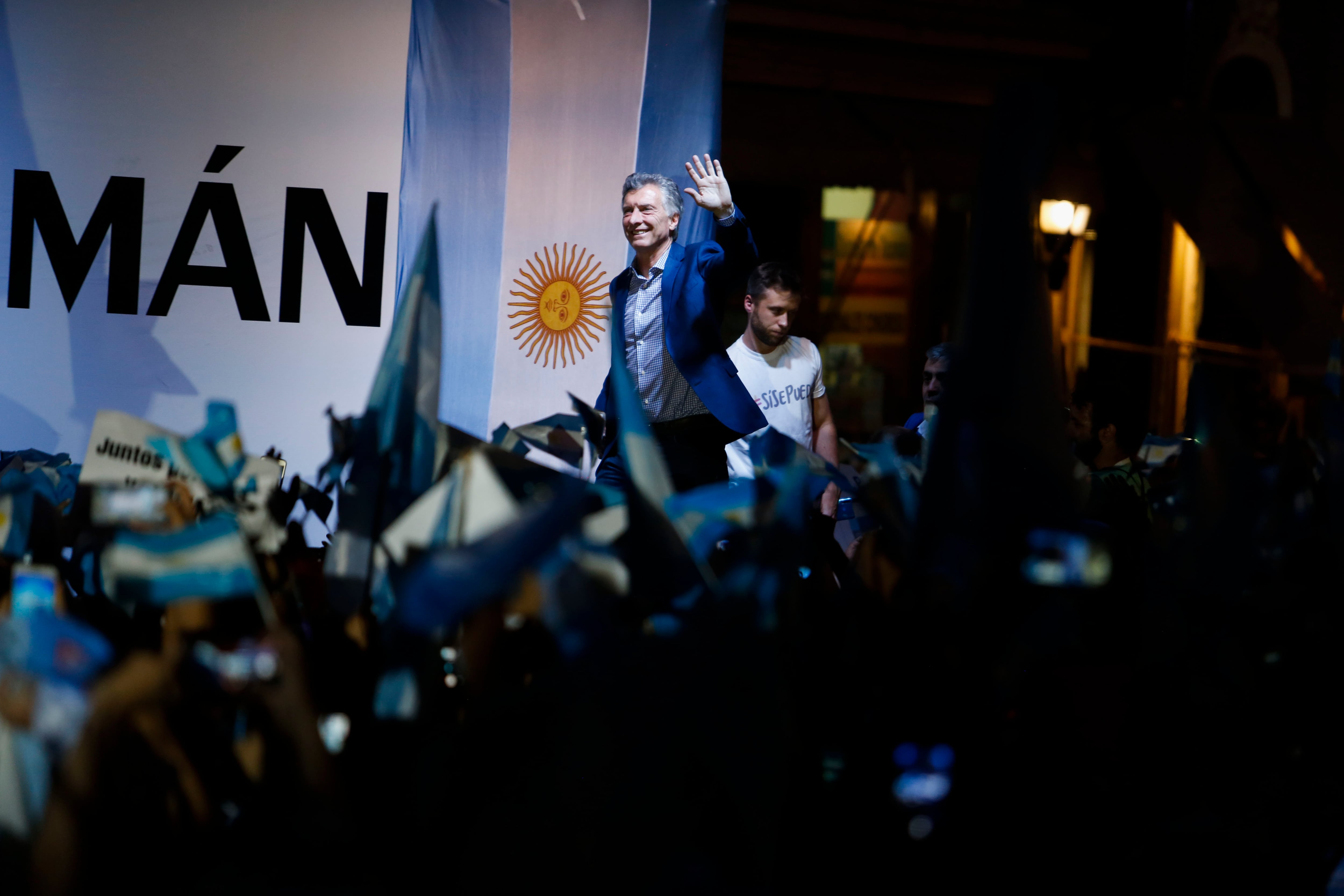 El Presidente encabezó otra marcha del "Sí, se puede", esta vez en Tucumán.