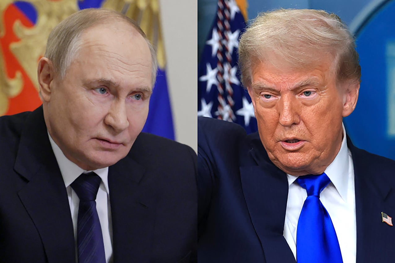 Vladimir Putin, presidente de Rusia, y Donald Trump, presidente de Estados Unidos.