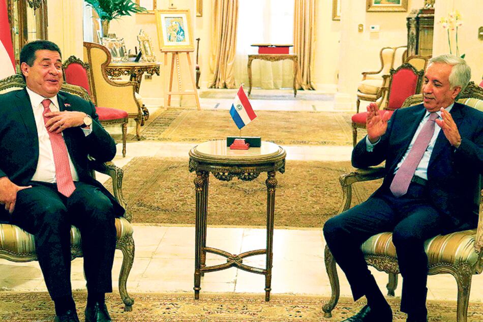 El presidente Cartes se reunió ayer con el canciller de Qatar, sultán Bin Saad al Muraikhi.
