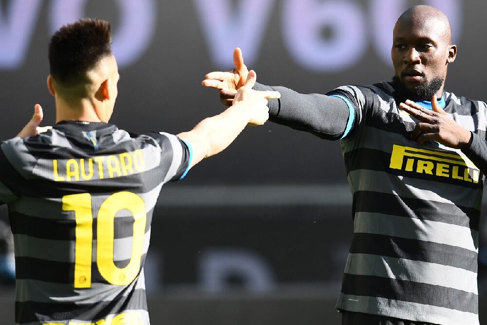 Lautaro y Lukaku, la dupla letal del Inter en la ofensiva.
