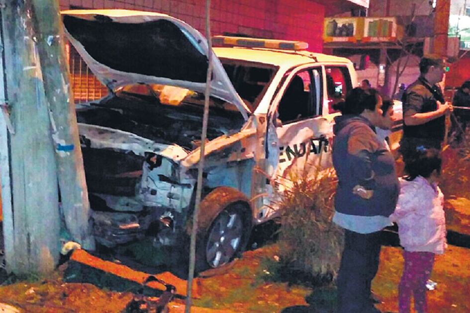 La seguidilla de atropellos encadenados que provocaron los gendarmes ocurrió en San Miguel.