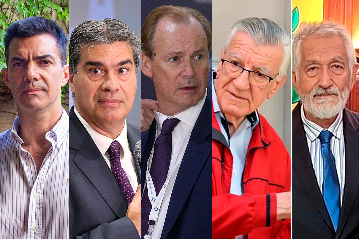 El salteño Urtubey, el chaqueño Capitanich, el entrerriano Bordet, el sanjuanino Gioja y el puntano Alberto Rodríguez Saá.