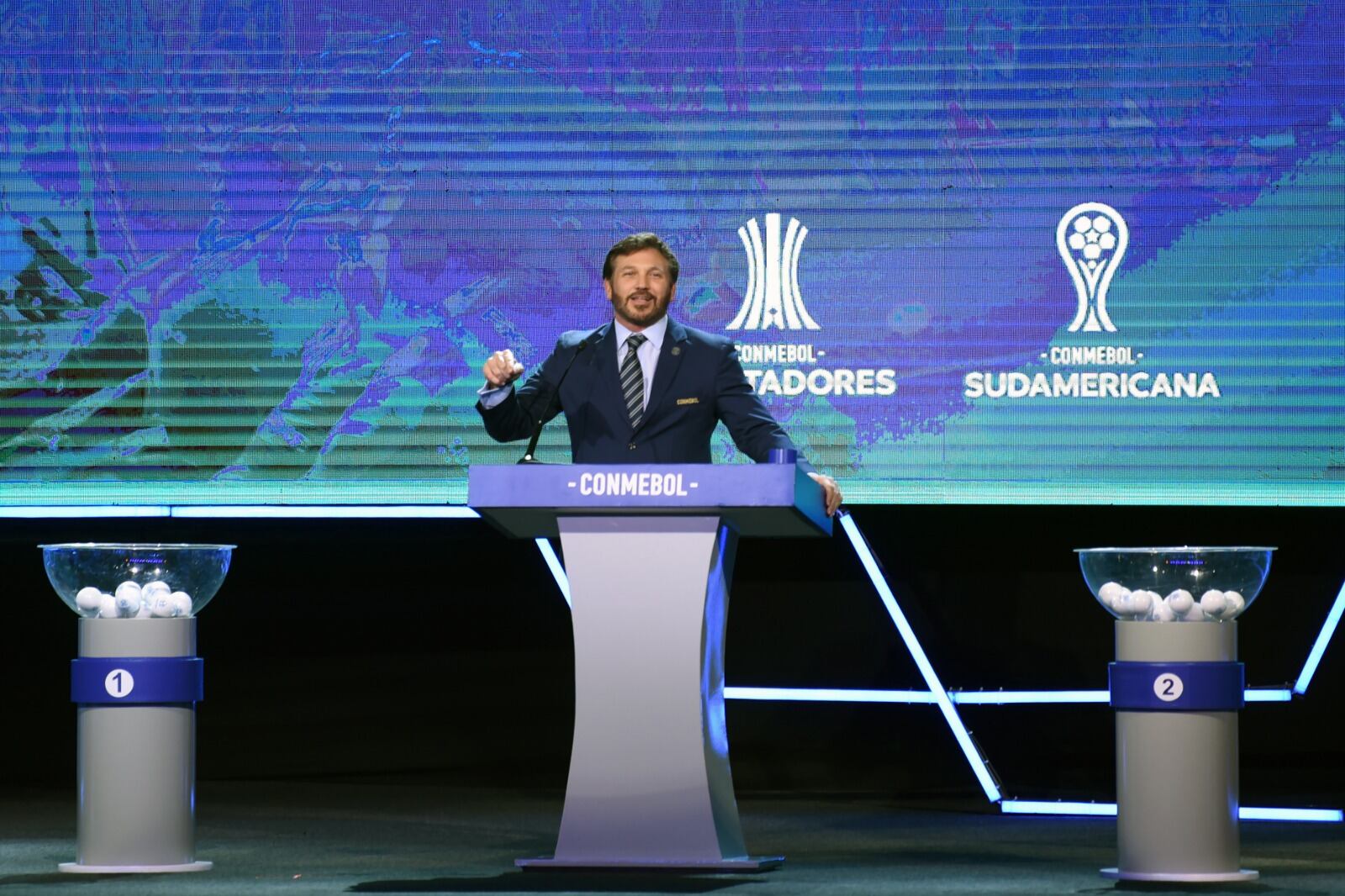 El presidente la Conmebol Alejandro Domínguez