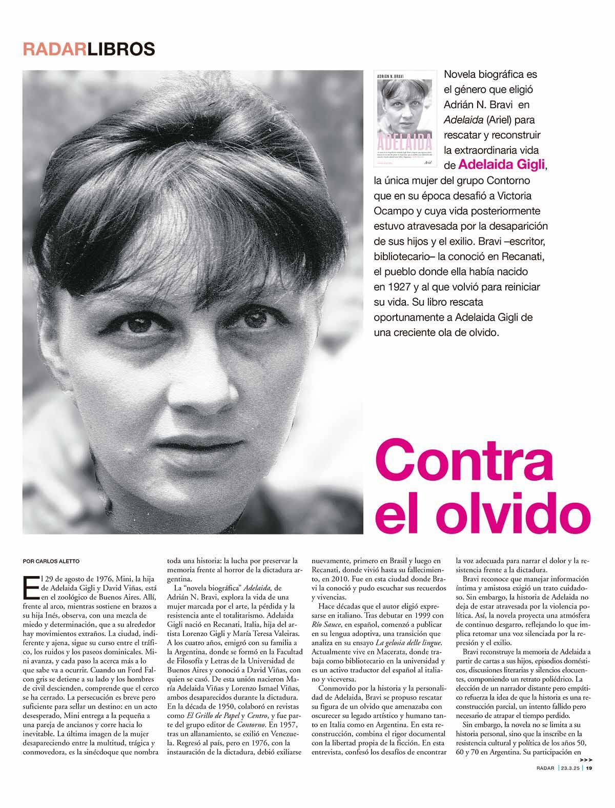 Contra el olvido - 22/03/2025