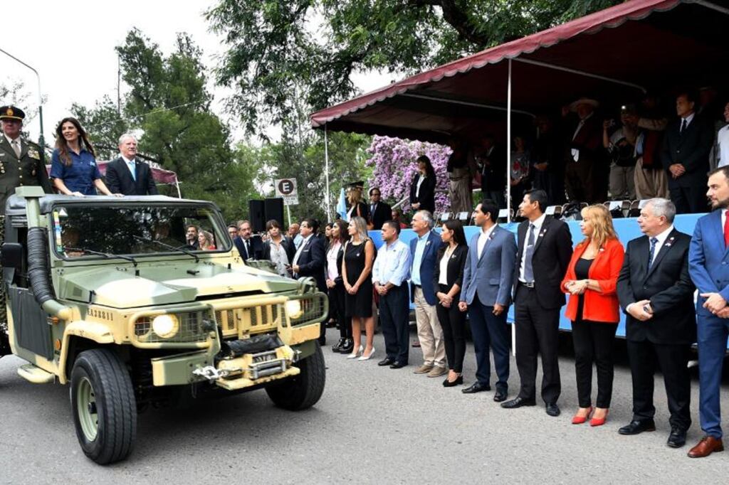 Romero, frente a los concejales en los actos por la Batalla de Salta