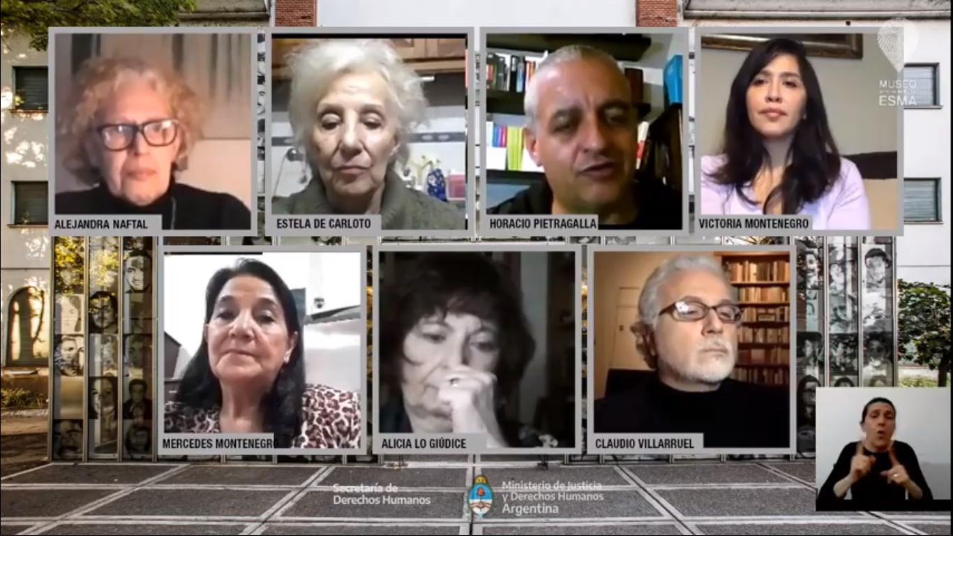 La edición de agosto de La Visita de las 5, encuentro mensual que organiza el Museo Sitio de Memoria Esma, estuvo dedicada a los 20 años de la restitución de la Identidad de Victoria Montenegro.