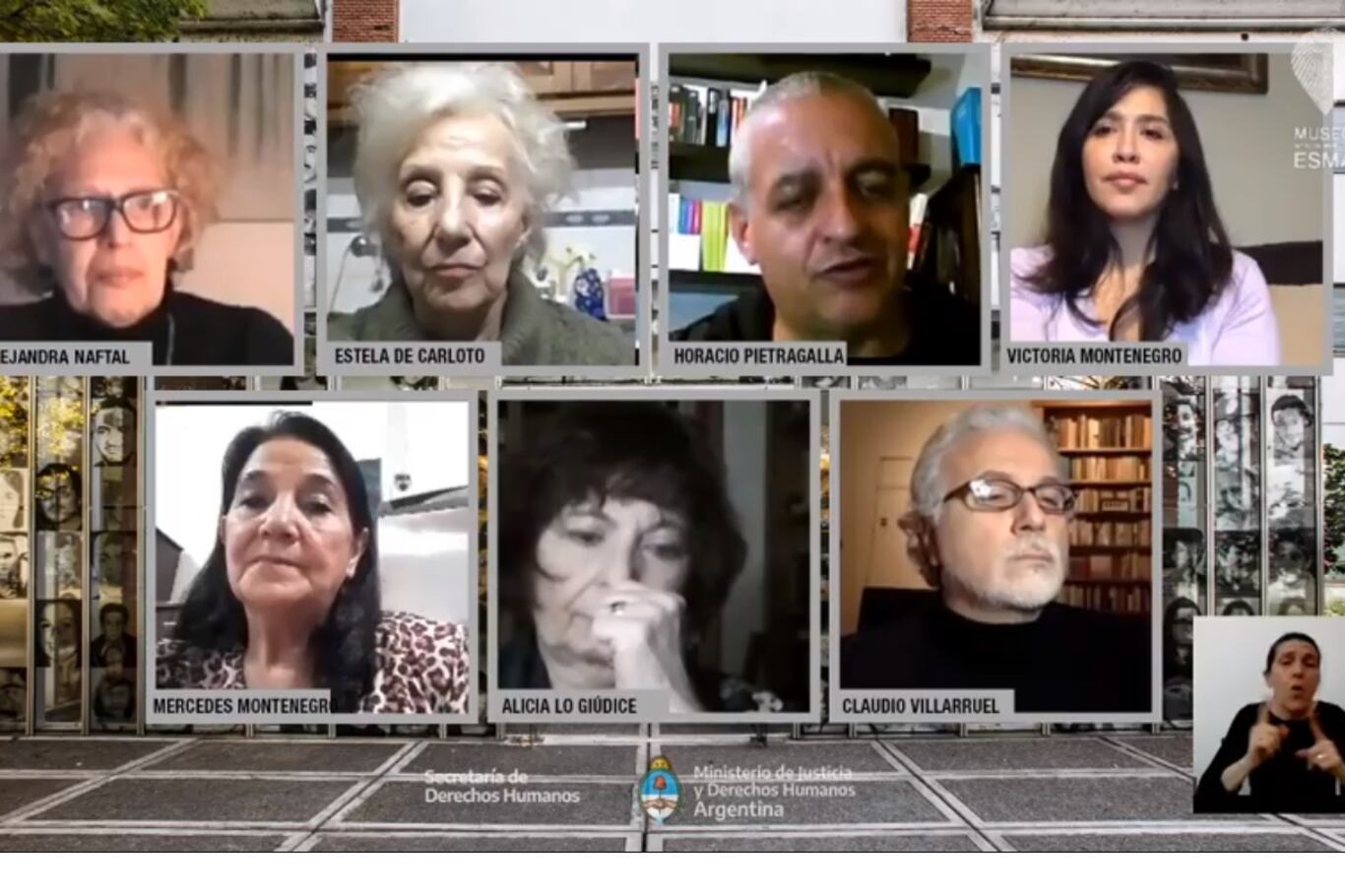 La edición de agosto de La Visita de las 5, encuentro mensual que organiza el Museo Sitio de Memoria Esma, estuvo dedicada a los 20 años de la restitución de la Identidad de Victoria Montenegro.