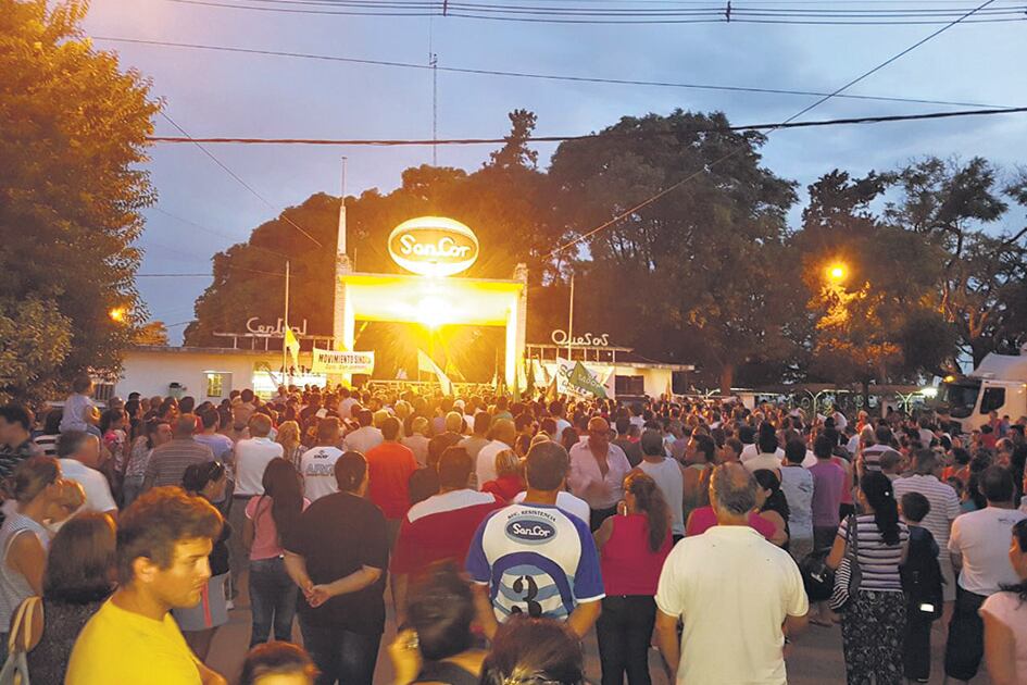 Los habitantes de Gálvez temen que la crisis de SanCor impacte fuerte en la actividad económica local.