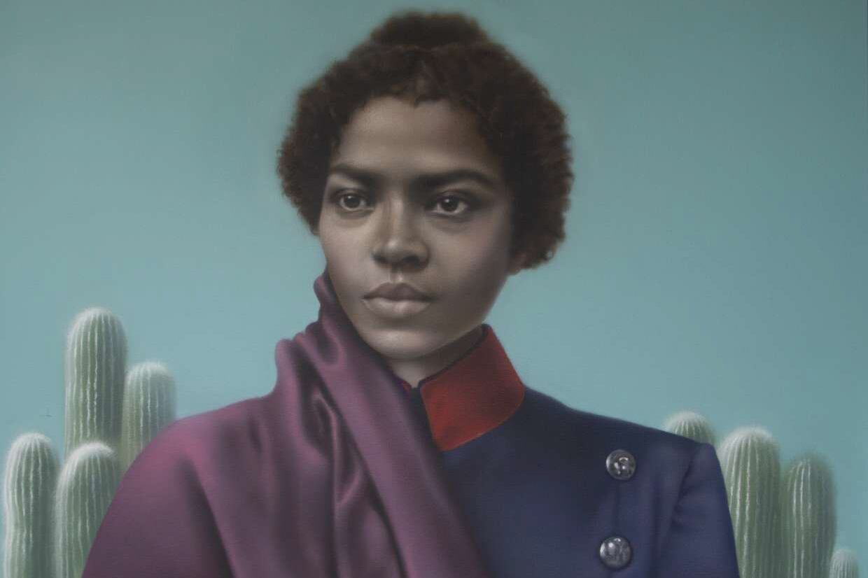 Una imagen de la "Madre de la Patria", como se la llamó.