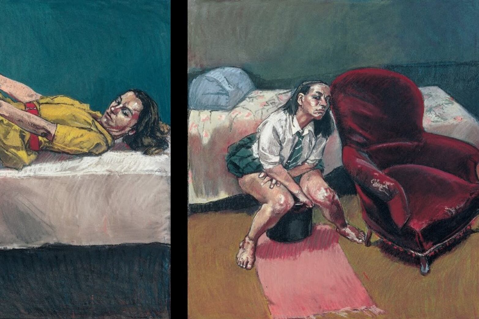 Tríptico. Paula Rego (Lisboa, 1935)