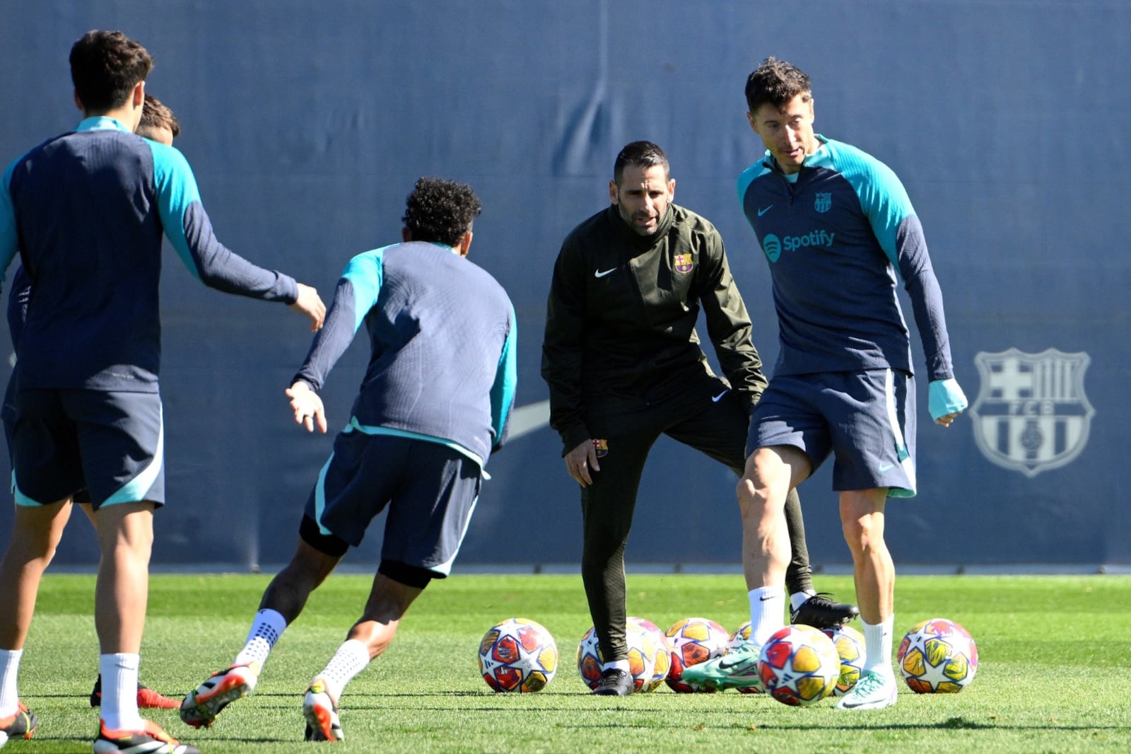 El polaco Lewandowski, gran figura del Barcelona, marcó en la ida.