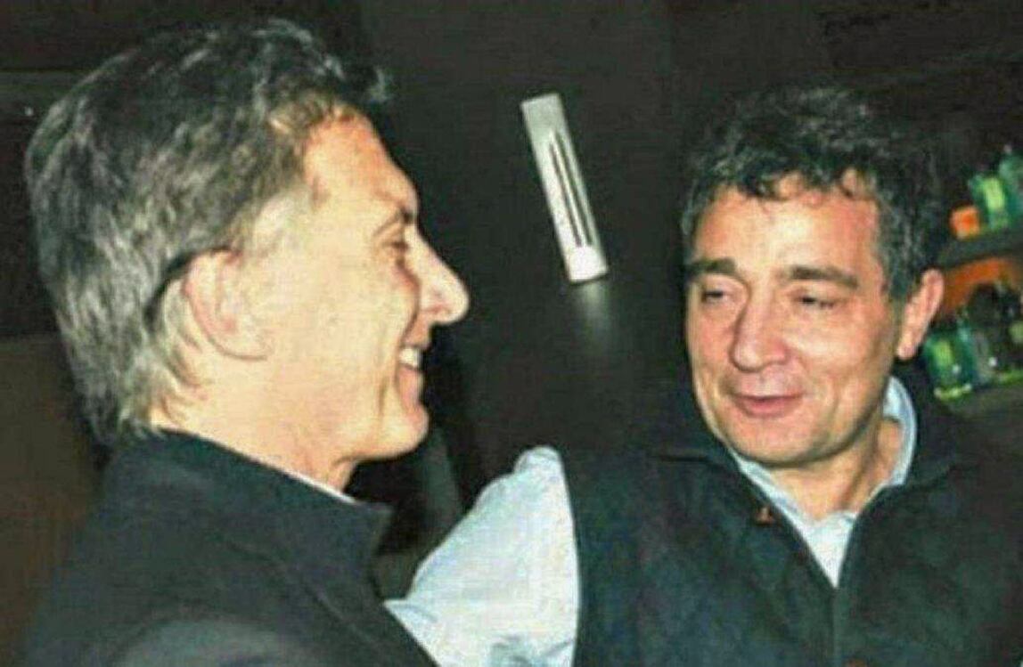Mauricio Macri junto a Fabián Pepín Rodríguez Simón.