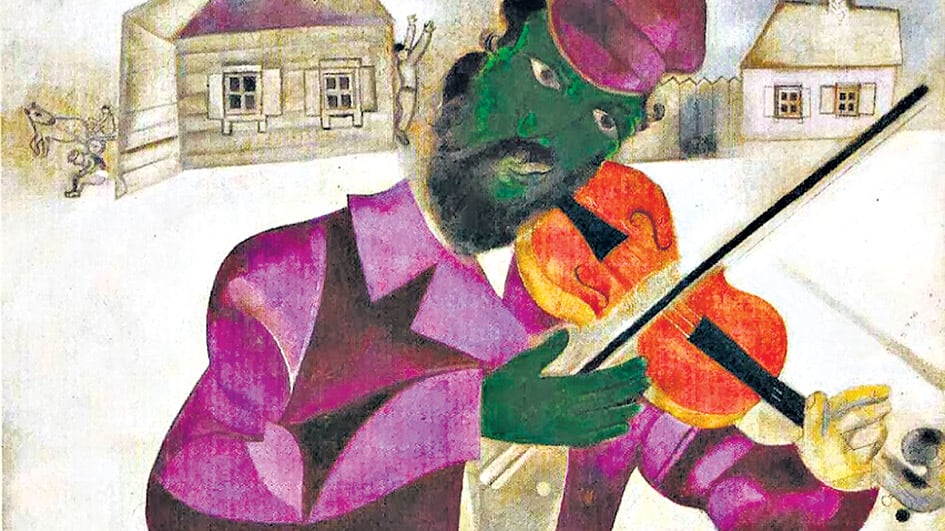 Marc Chagall, El violinista verde, 1923.