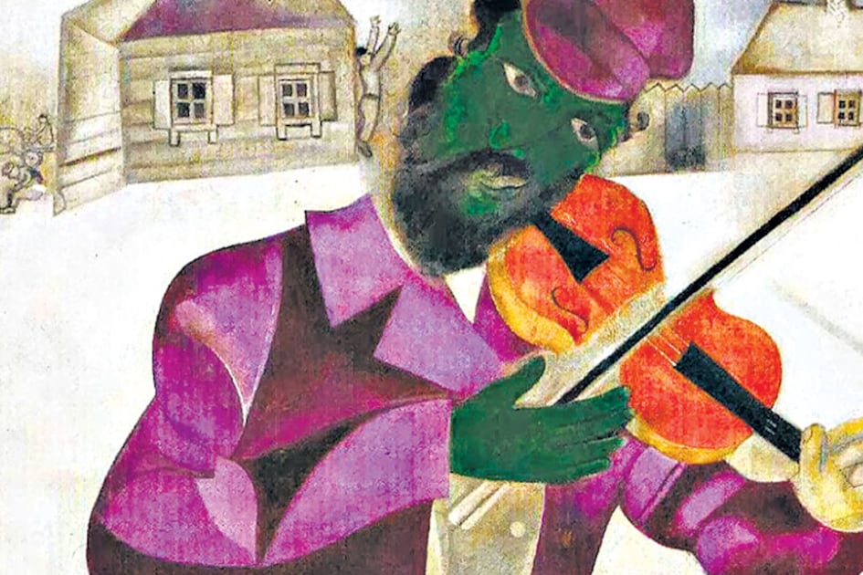 Marc Chagall, El violinista verde, 1923.