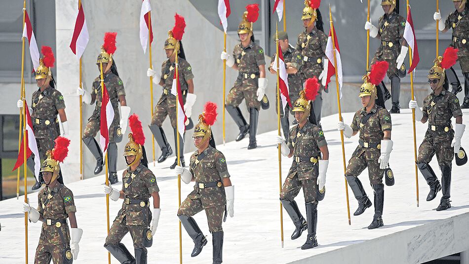Ayer se realizó el ensayo de la toma de posesión y los preparativos extraordinarios en seguridad.