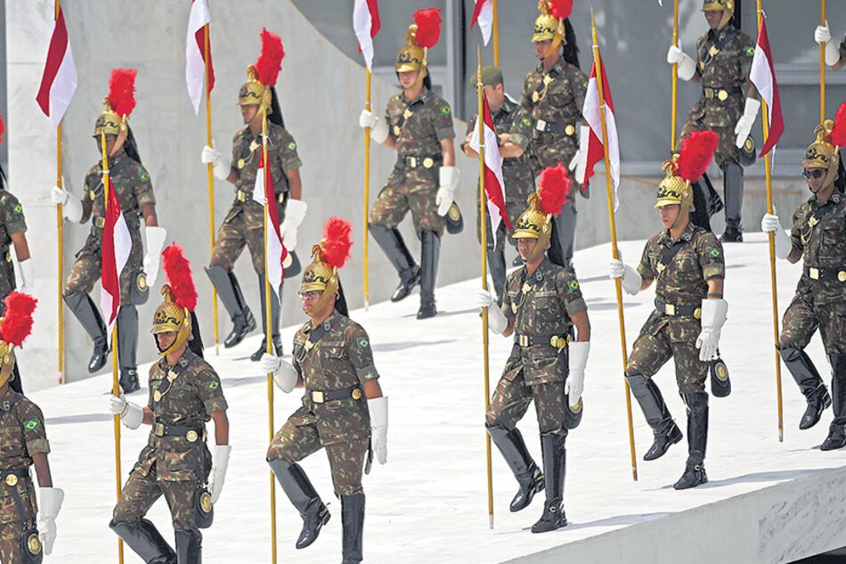 Ayer se realizó el ensayo de la toma de posesión y los preparativos extraordinarios en seguridad.