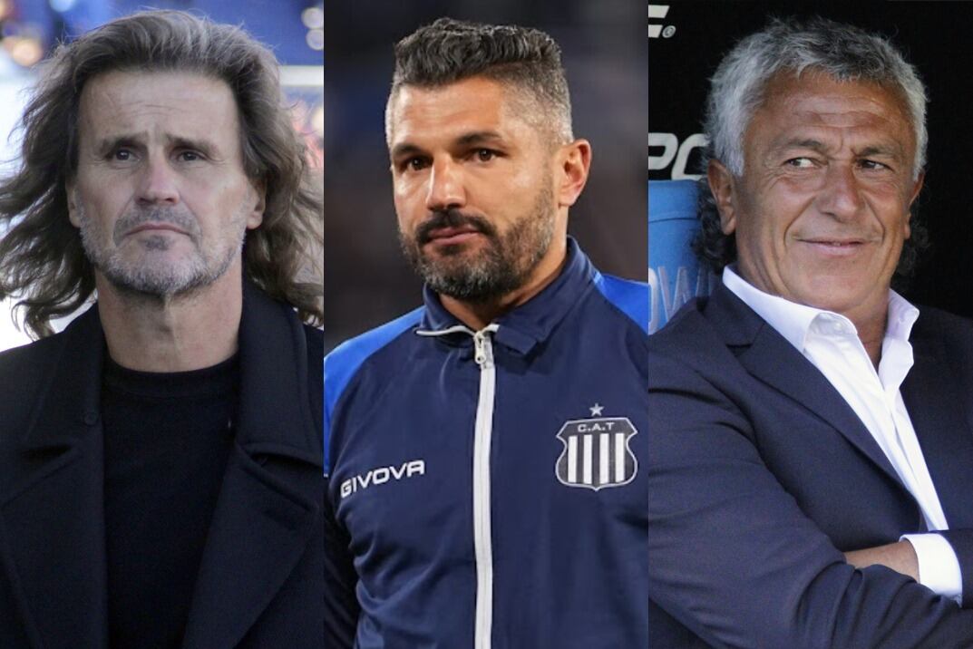 El Melena Insúa, Javier Gandolfi y Pipo Gorosito, tres DT que se destacaron este semestre.