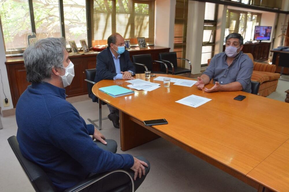 Villada con el intendente Mimessi 