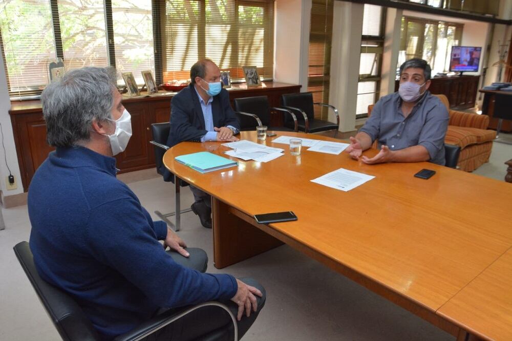 Villada con el intendente Mimessi