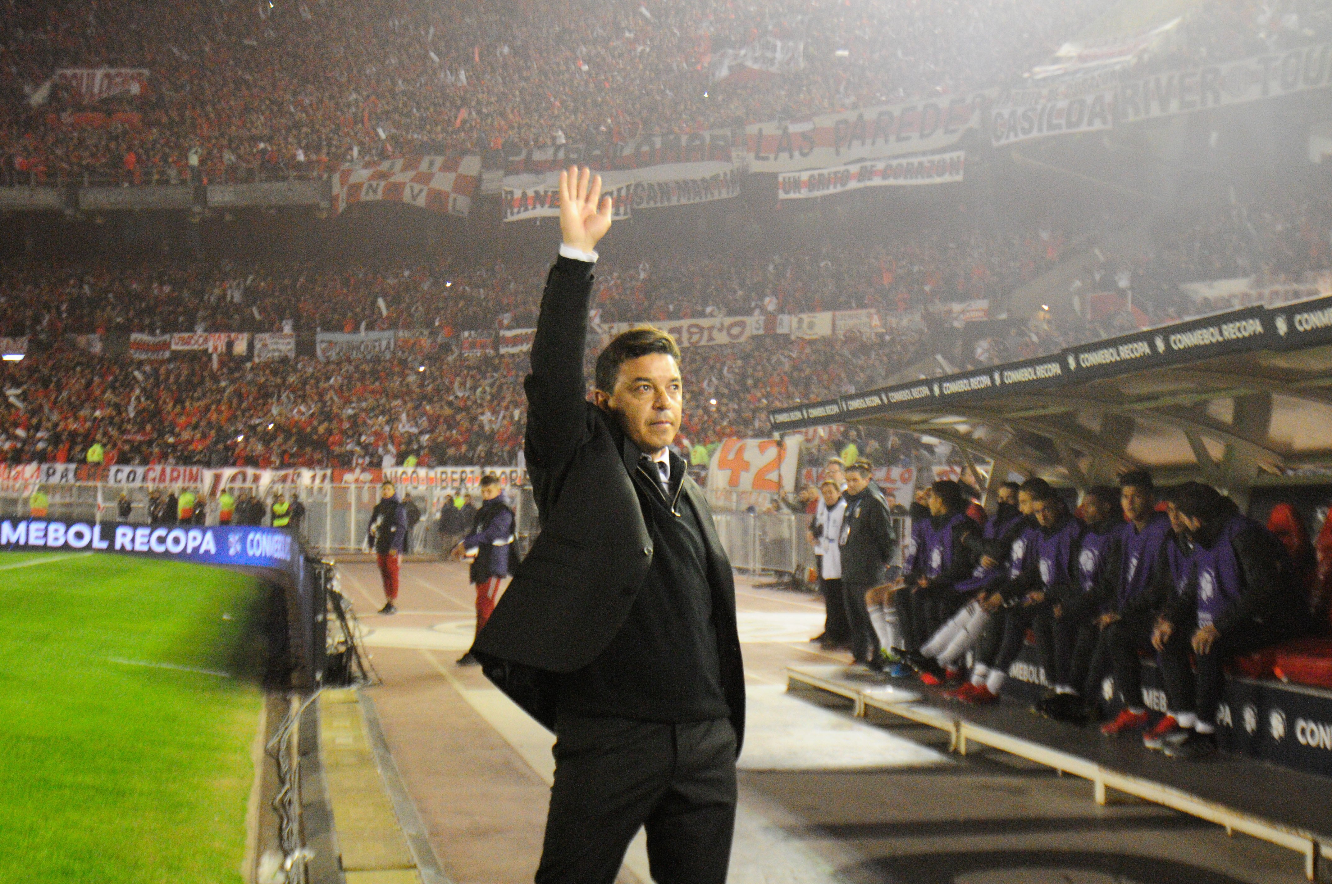 Con diez estrellas, Gallardo se convirtió en el DT más ganador de River.