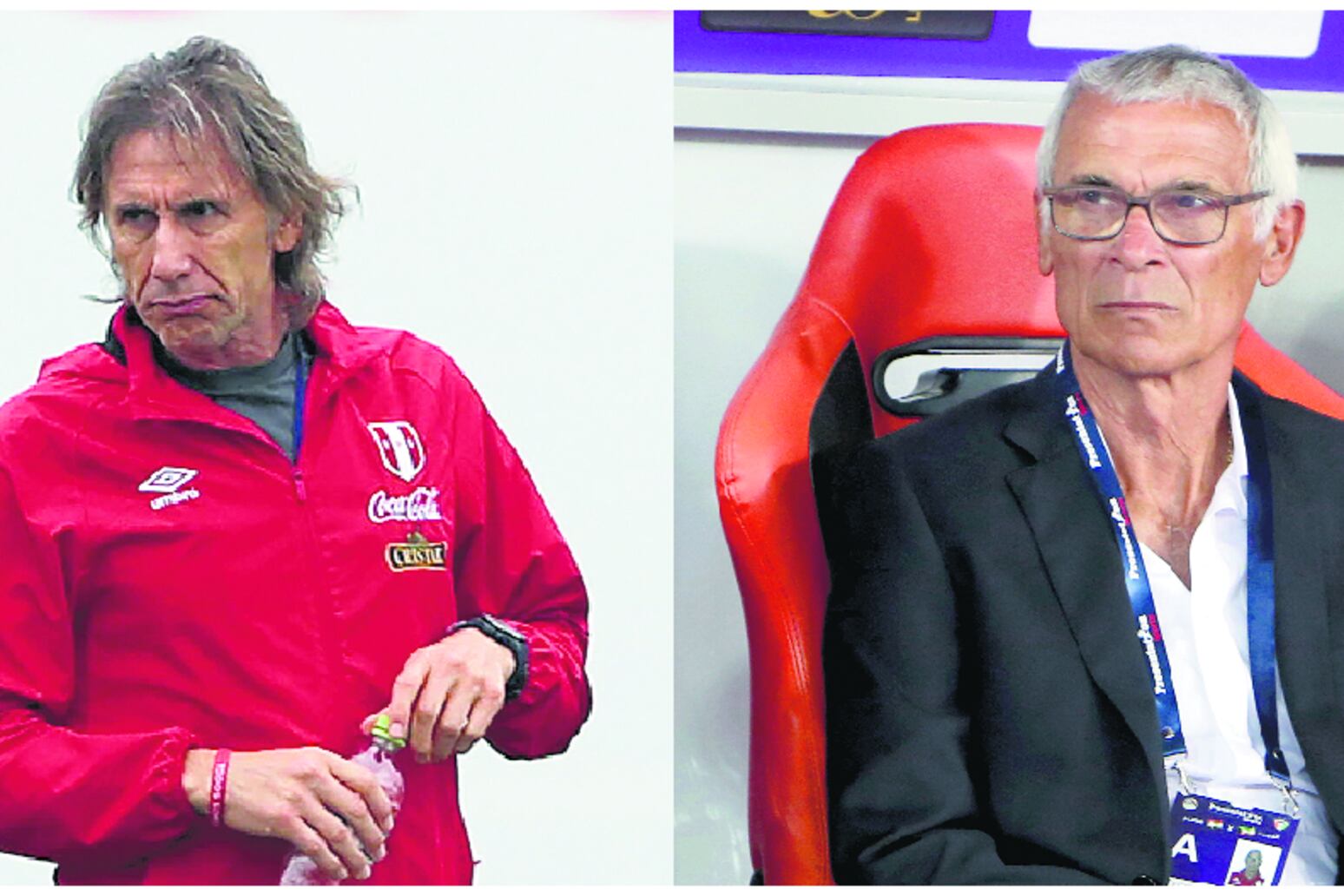 Tres que debutarán ocupando bancos en Copas del Mundo: Gareca, Cúper y Pizzi.