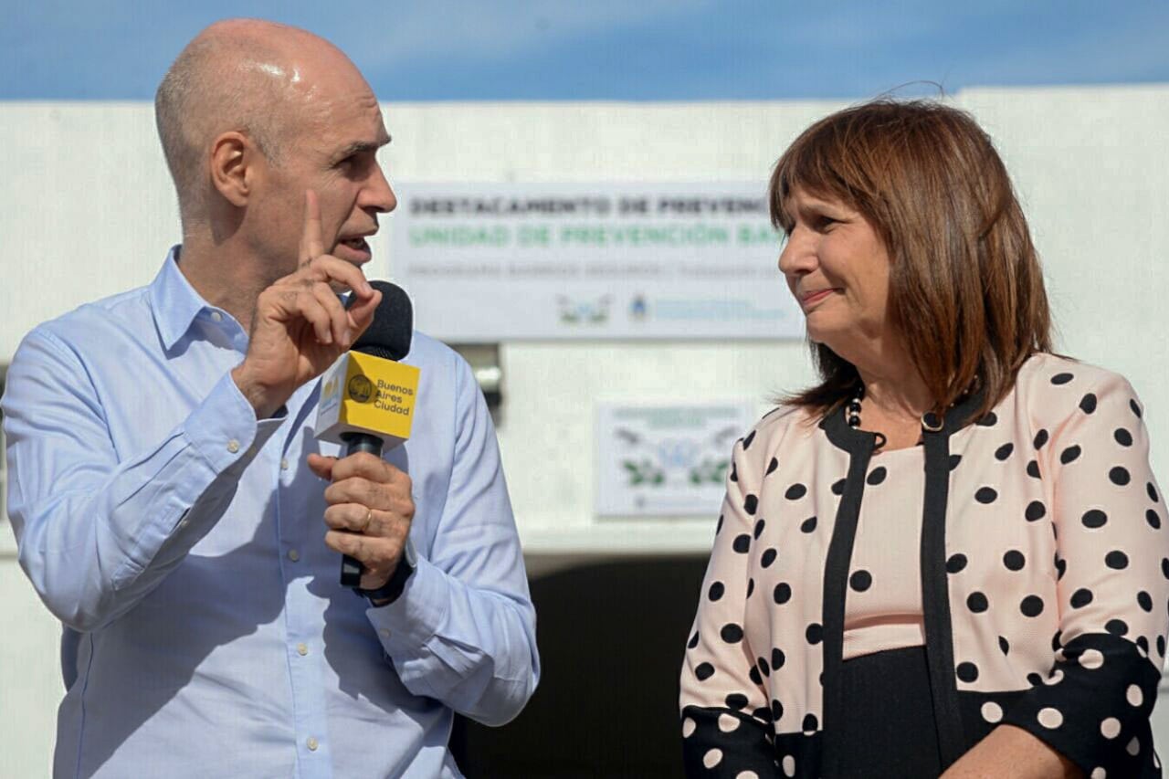 Horacio Rodríguez Larreta y Patricia Bullrich, los principales contrincantes del PRO en la puja por postularse a la Presidencia.