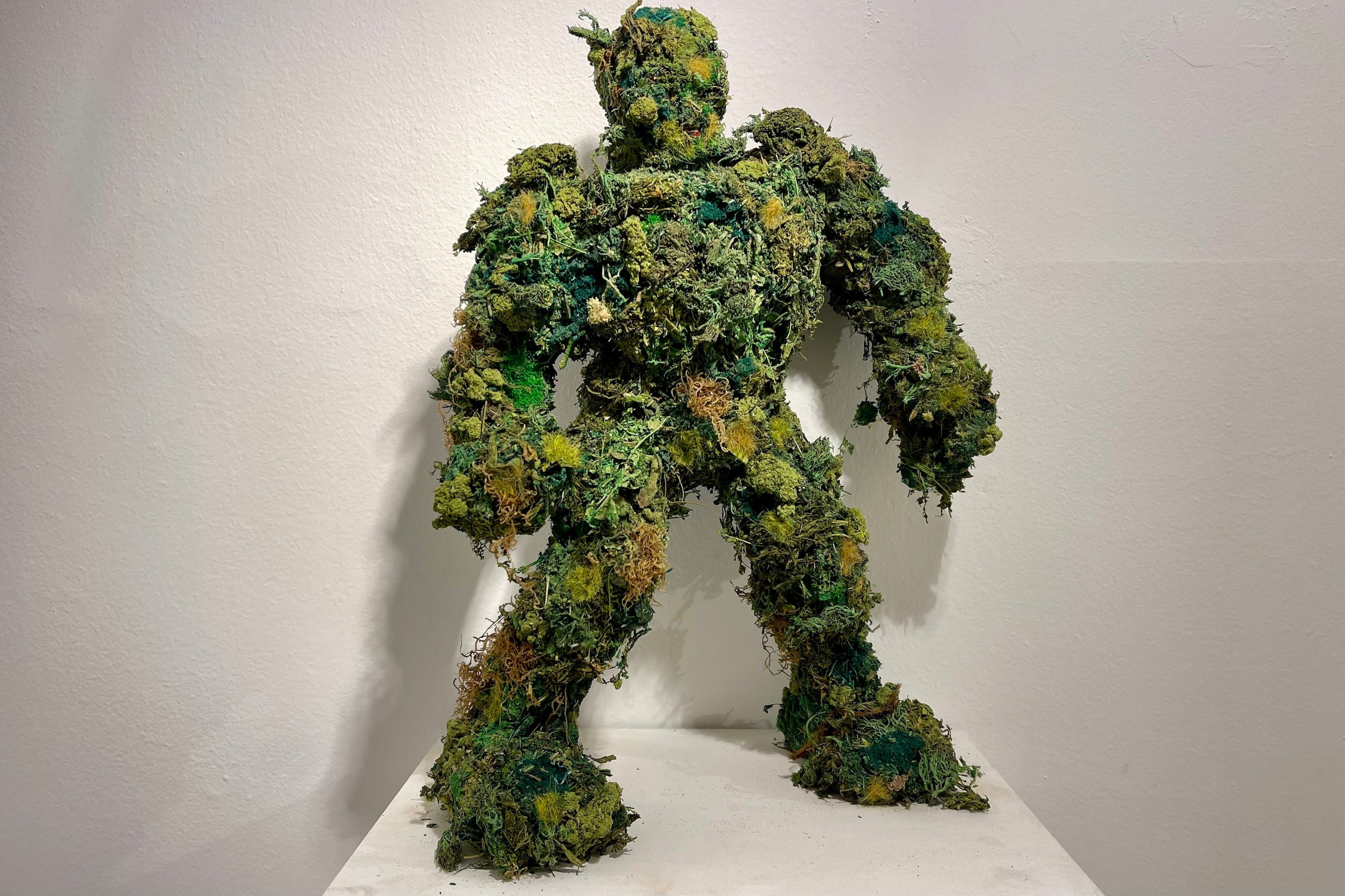 'Monstruo' de Fernando Brizuela. Abajo: Tres de los monstruos de F. Brizuela.