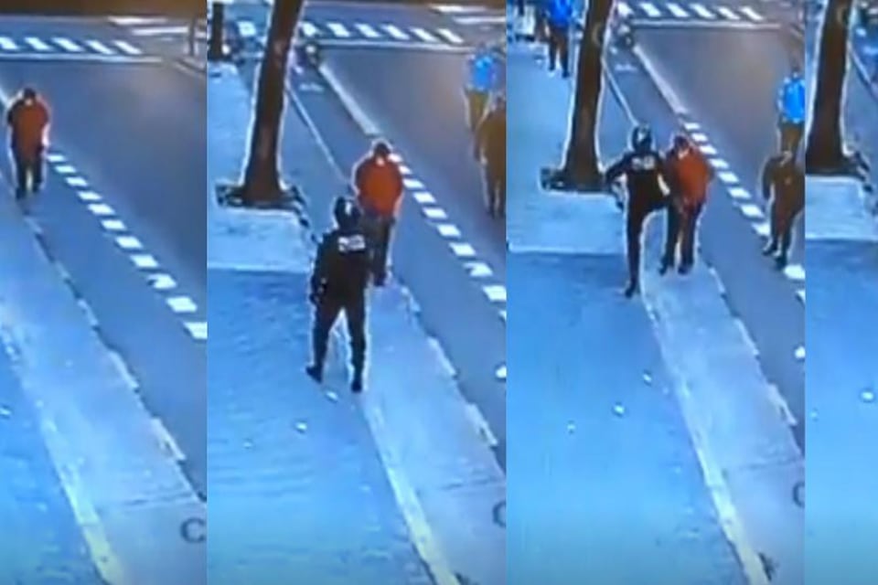 El video muestra claramente lo que el primer relato policial intentó ocultar