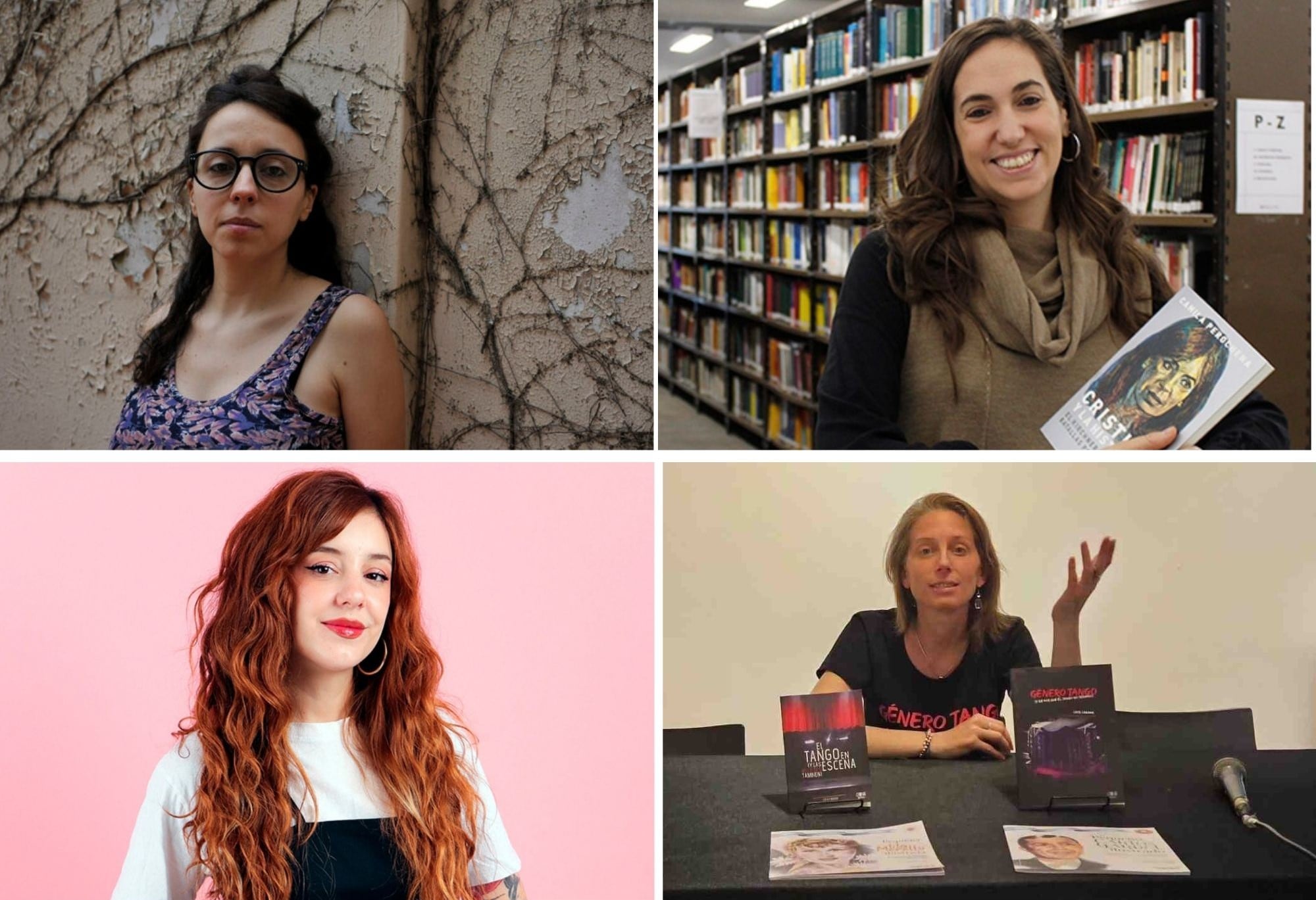 Julia Rosemberg, Camila Perochena, Pupina Plomer y Cata Cabana. 