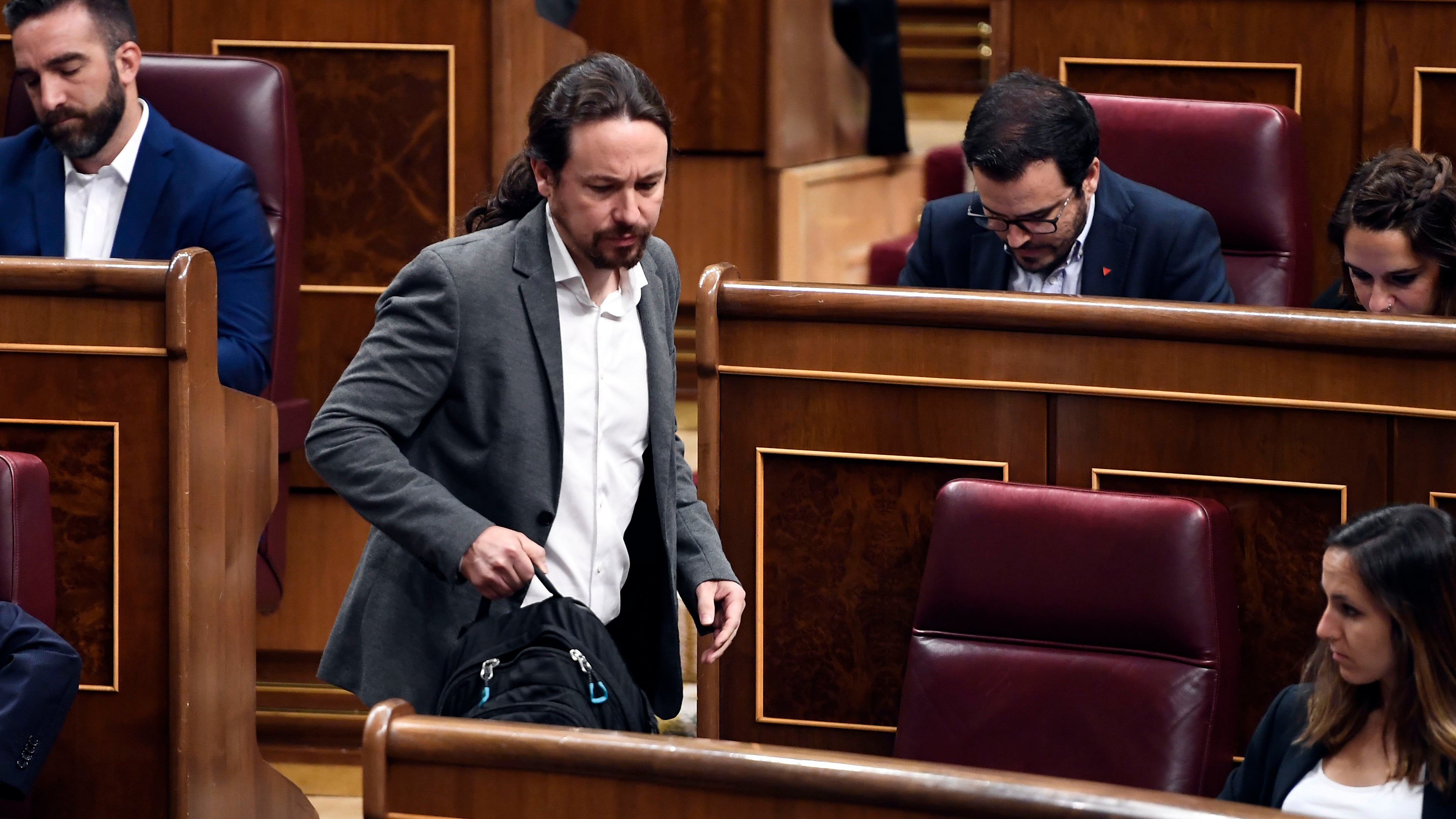 Iglesias,  líder de Podemos, acusó al presidente español de habele mentido