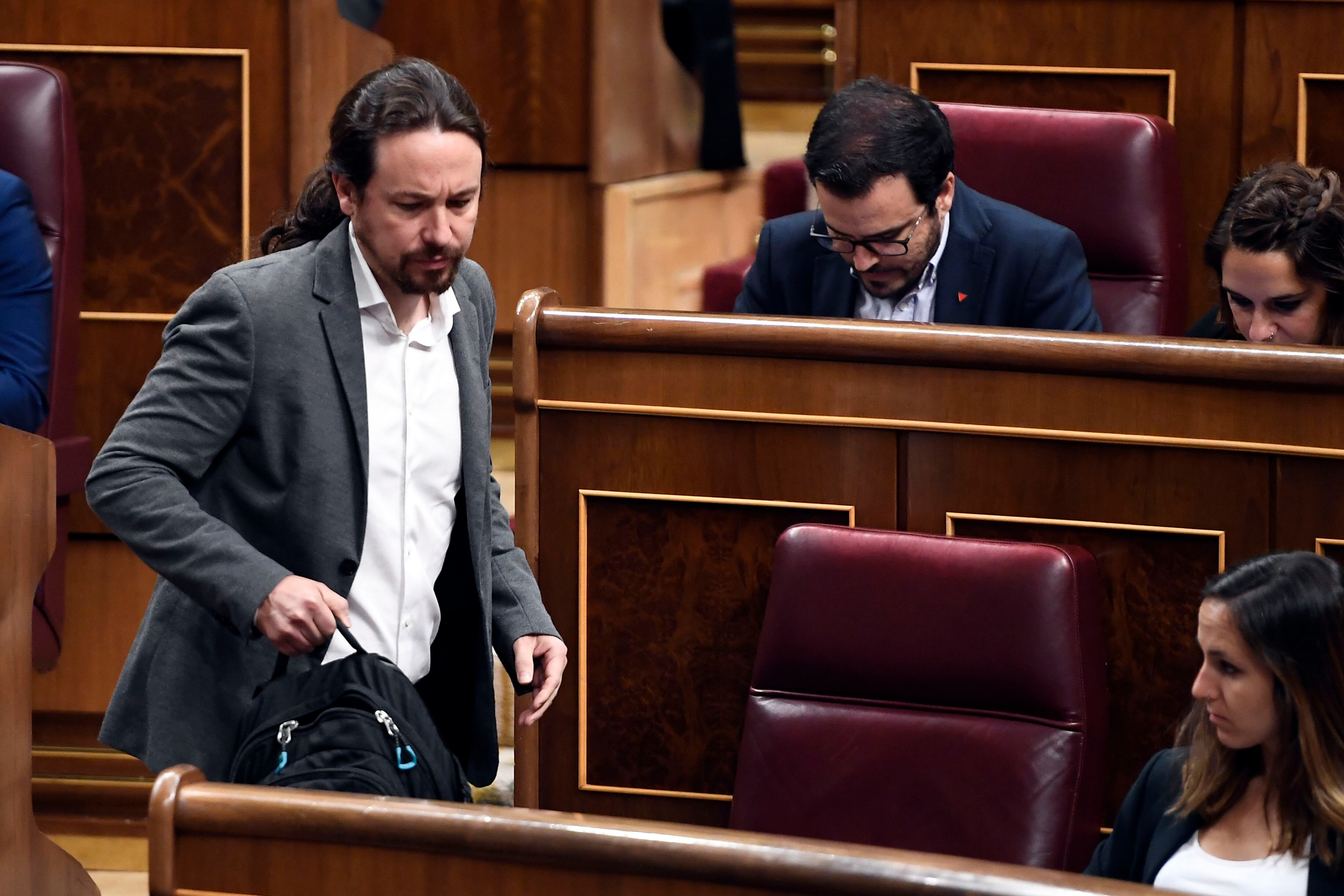 Iglesias, líder de Podemos, acusó al presidente español de habele mentido