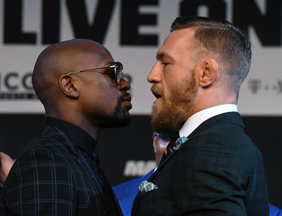 Mayweather y Mc Grego,