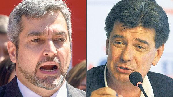 La disputa electoral de hoy se centra en los candidatos Mario Abdo Benítez y Efraín Alegre.