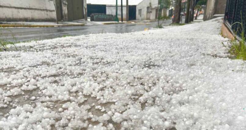 El SMN alertó sobre posible caída de granizo en Buenos Aires y 8 provincias más.