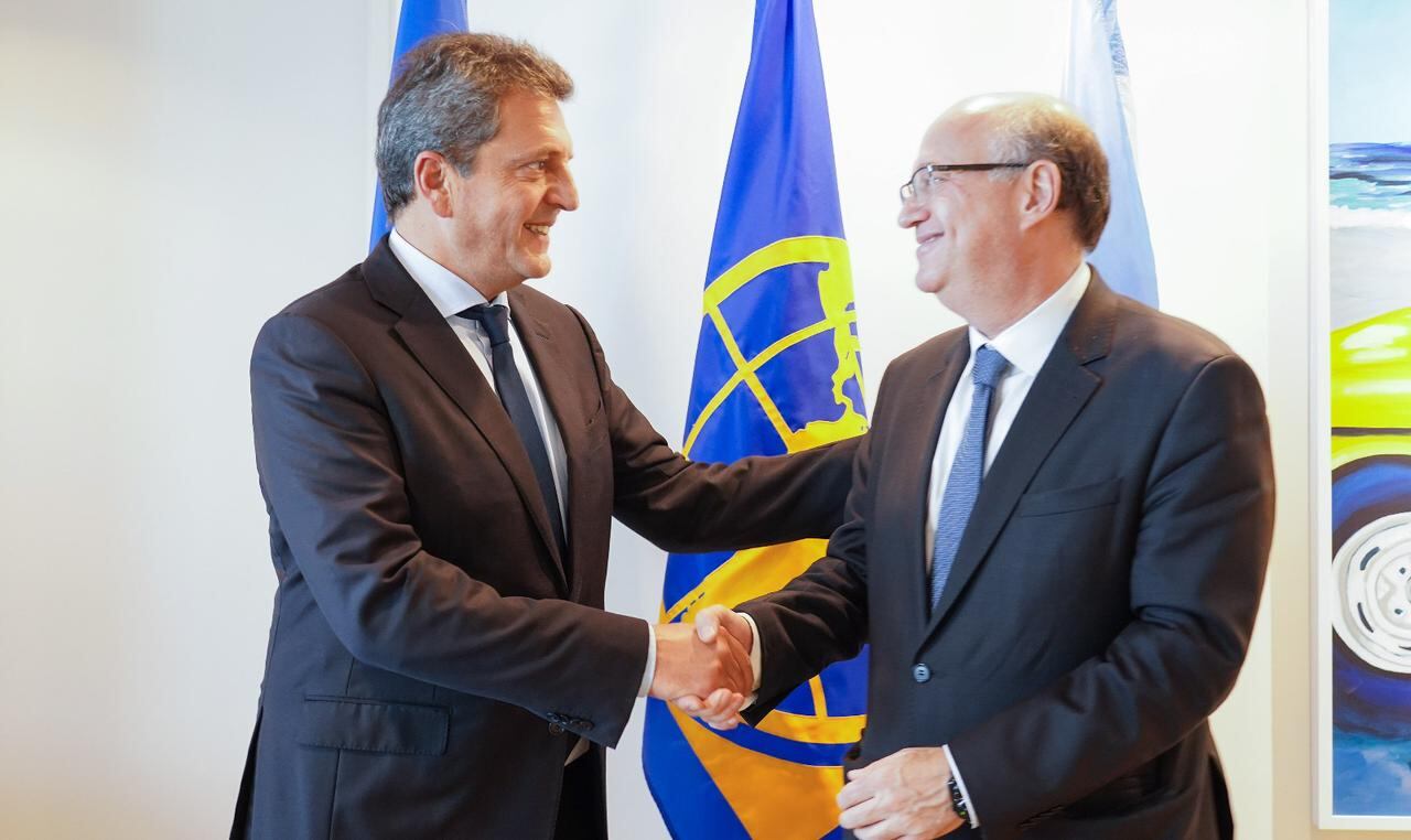 Massa y Ilan Goldfajn el sábado en Washington