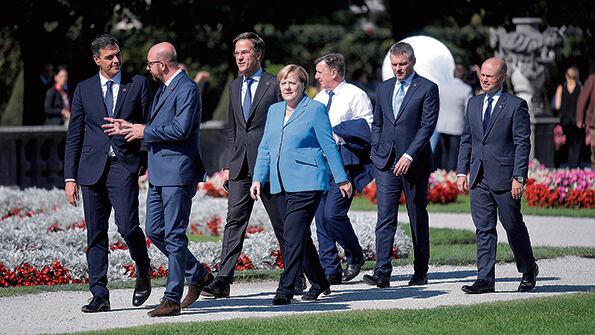 La reunión informal de los líderes europeos en Austria no arrojó resultados concretos.