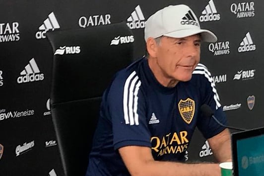 Miguel Angel Russo, DT de Boca.