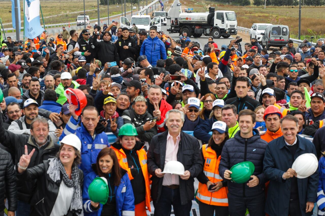"Cuentan conmigo", dijo Alberto Fernández.