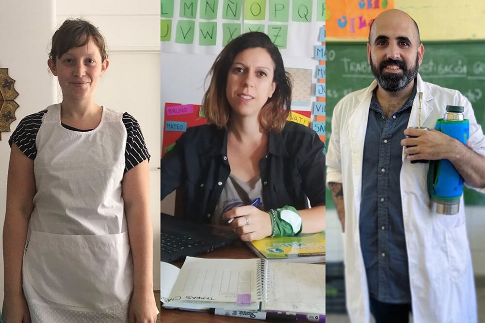 Lara Nesis, Goldín y Emmanuel Farina hablan de su inesperada realidad pedagógica.