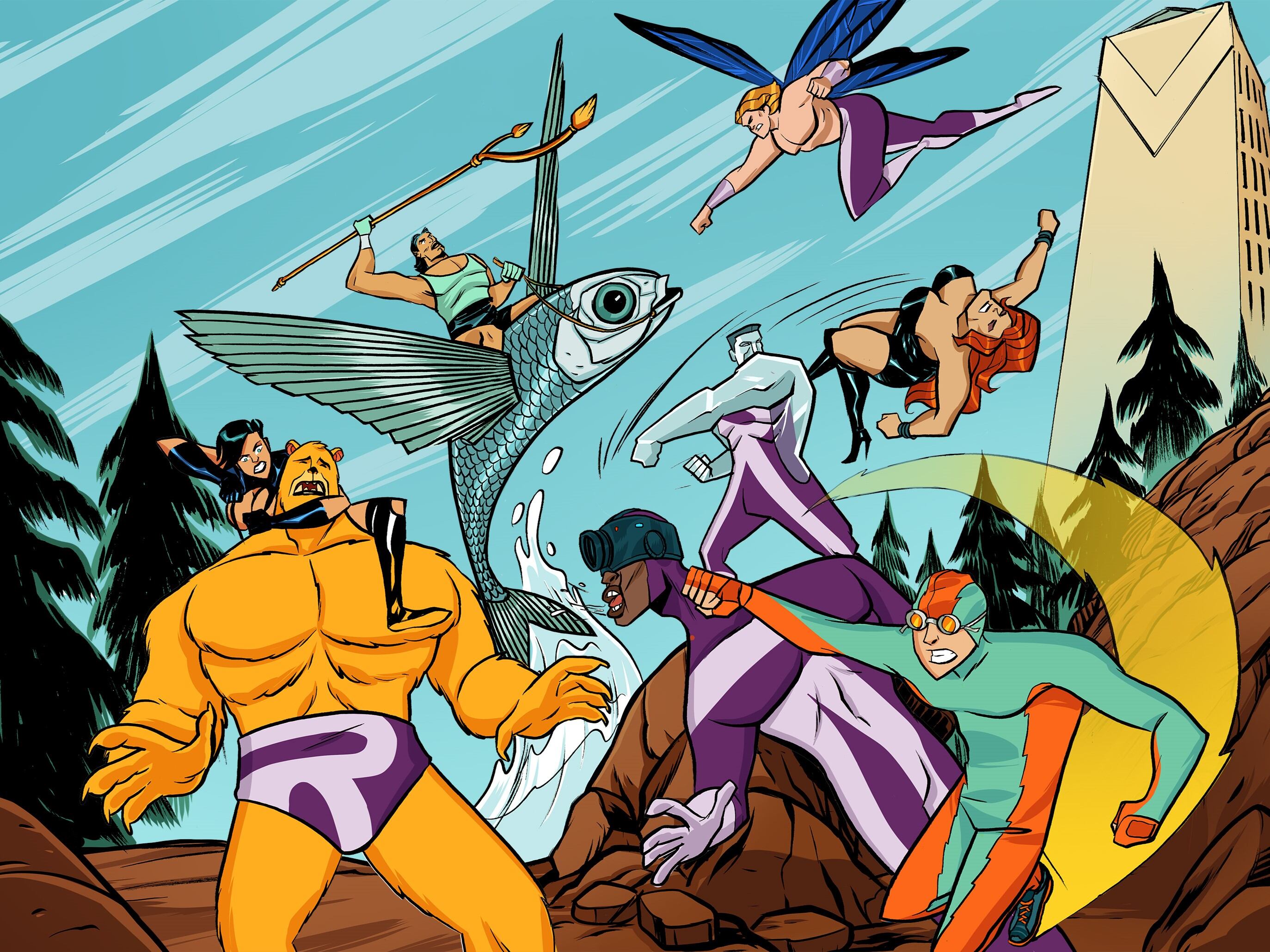 "Siempre nos han encantado los cómics, las películas y la cultura pop. Y quisimos mezclar todo en una creación para YouTube", explican