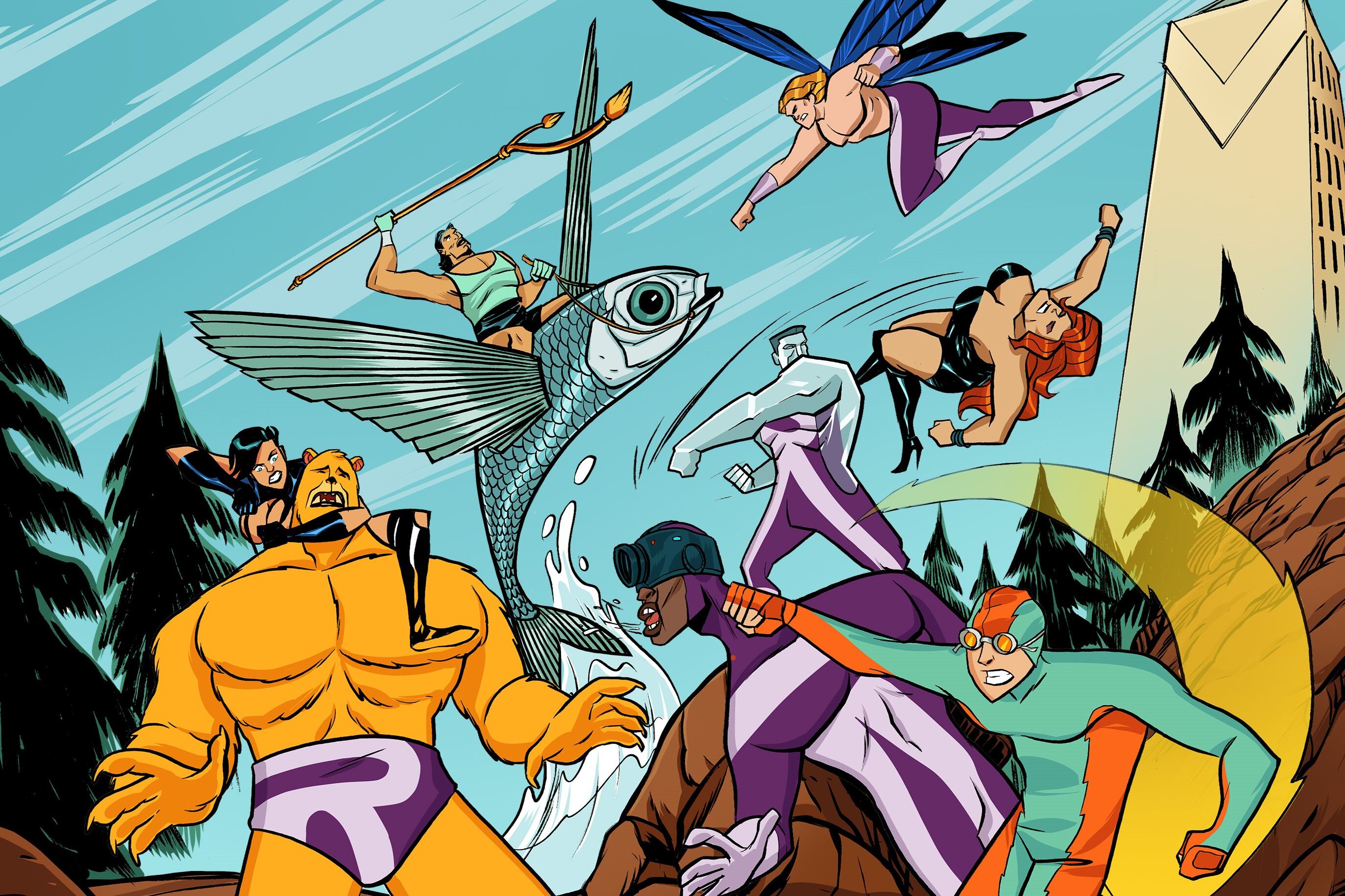 "Siempre nos han encantado los cómics, las películas y la cultura pop. Y quisimos mezclar todo en una creación para YouTube", explican