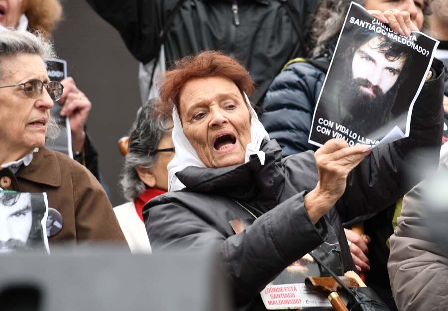 Taty Almeida recordó el caso de Santiago Maldonado como uno de los más graves de la administración macrista.