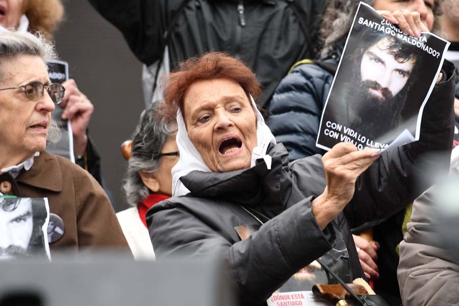 Taty Almeida recordó el caso de Santiago Maldonado como uno de los más graves de la administración macrista.