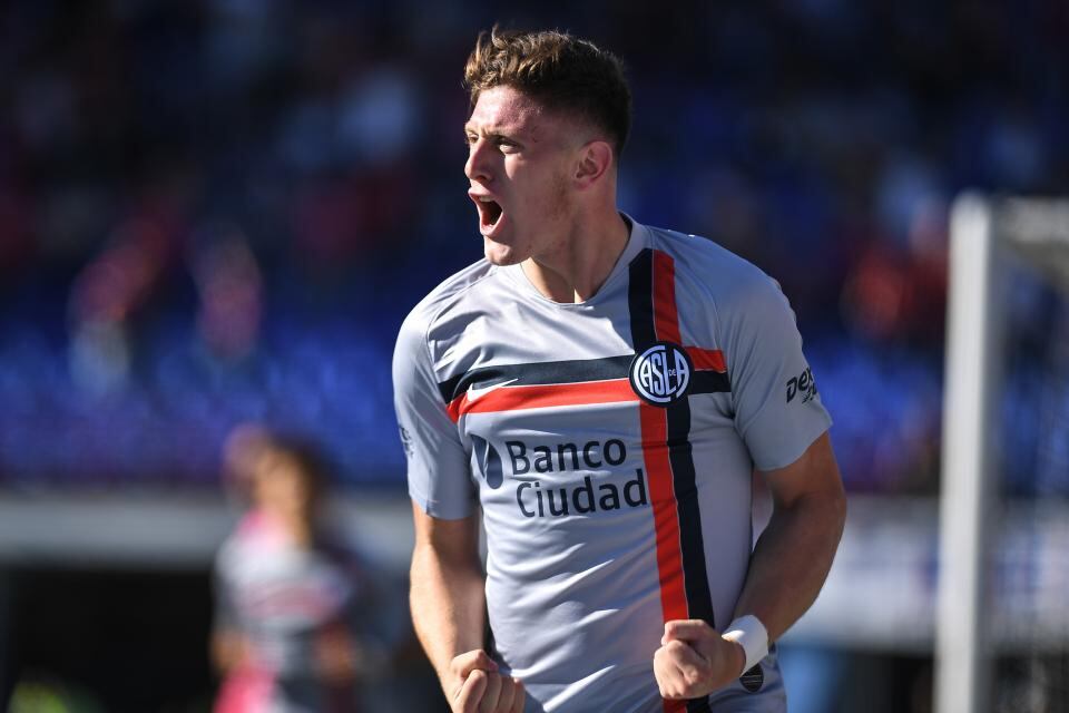 Aldolfo Gaich, delantero de San Lorenzo y de la Sub 23.
