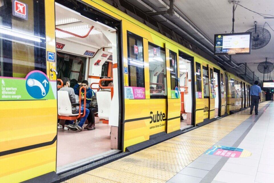 Se normalizó el servicio de subtes. Imagen: GCBA