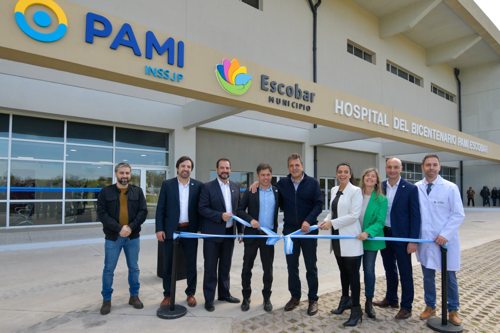 Kicillof y Massa al frente de la inauguración en Escobar.  