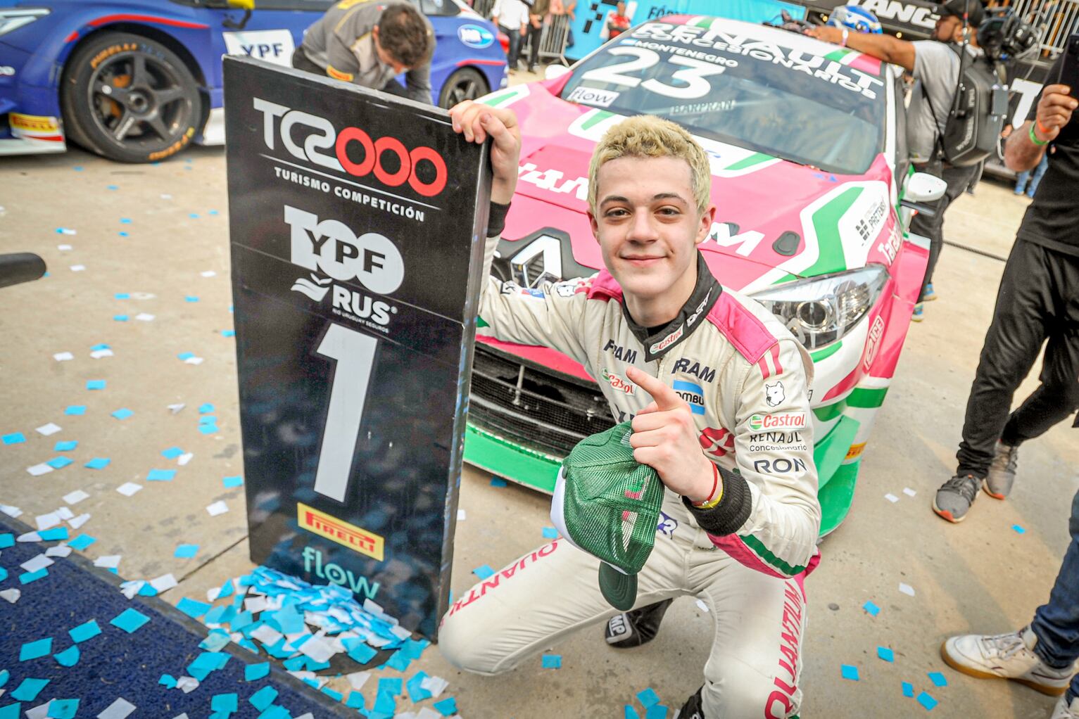 El pibe Montenegro, el ganador más joven de la categoría de los últimos 23 años