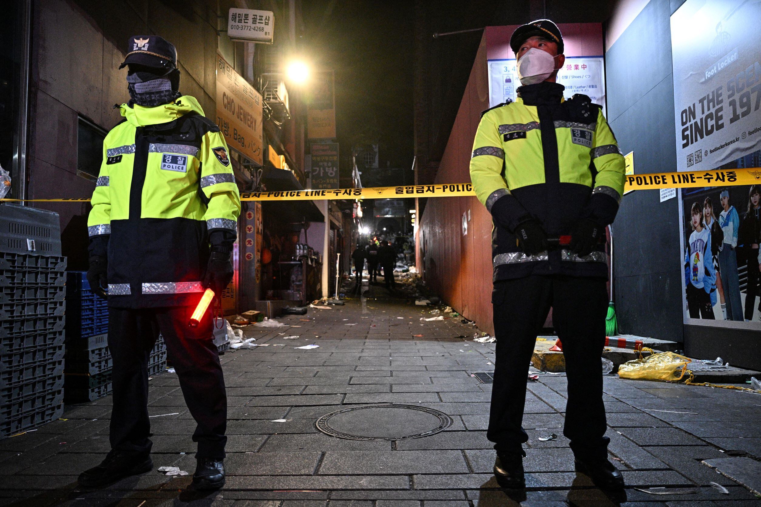 El trágico suceso en Corea del Sur ocurrió en el barrio de Itaewon de Seúl (Foto: AFP).